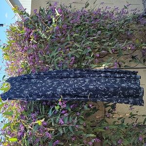 Vintage 90's Molly Mallory Maxi Dress Floral Black Sleeveless Size 10